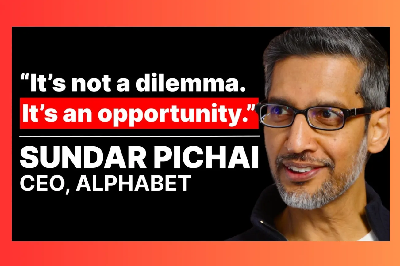 Sundar Pichai: Why Google Isn't Being Disrupted by AI (And His Biggest Regret)