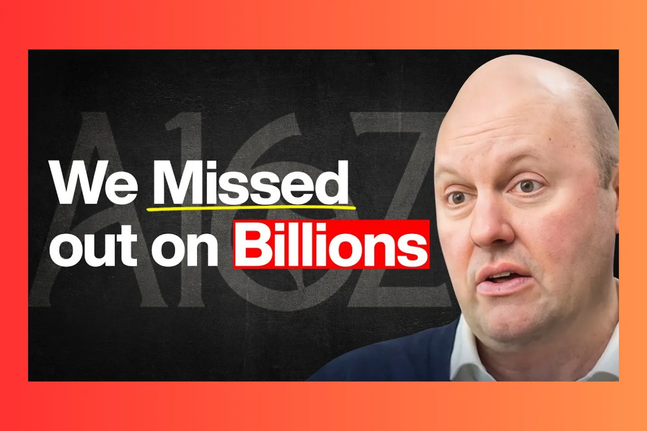 Marc Andreessen's Untold Stories: Building a16z Through Market Crashes and Billion-Dollar Near-Misses