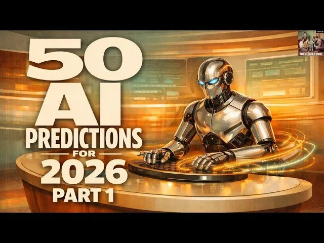 50 AI Predictions for 2026 - Part 1