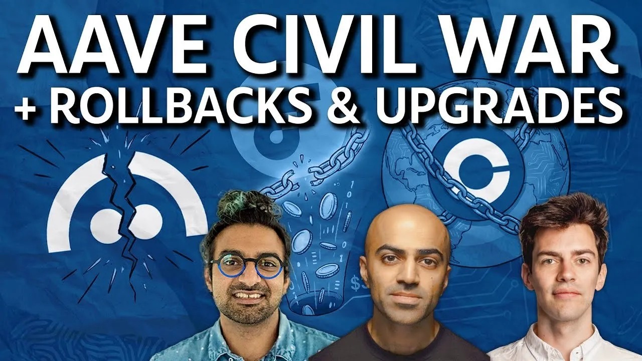 Aave Civil War + Flow Hack + Coinbase Everything Exchange - The Chopping Block