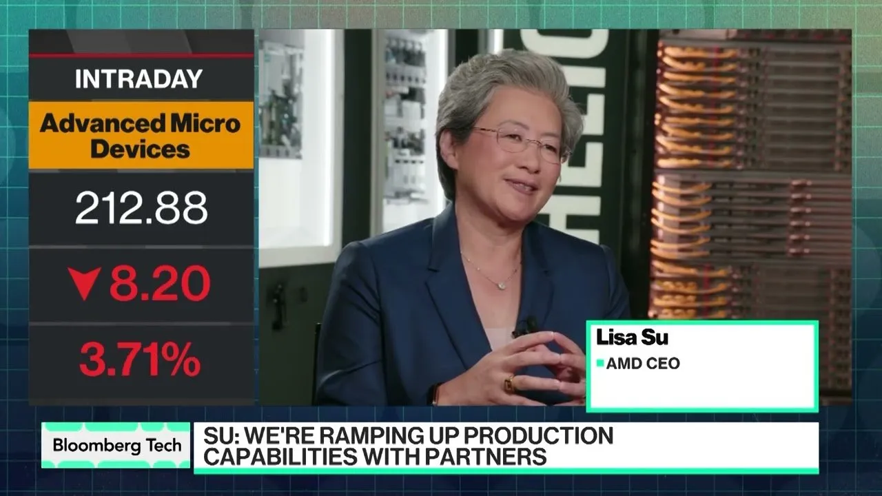 AMD CEO on New Data Center Chip, Demand