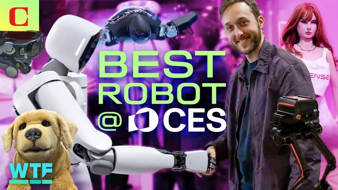 Best Robots at CES: The Weird, the Wet, and the Uncanny