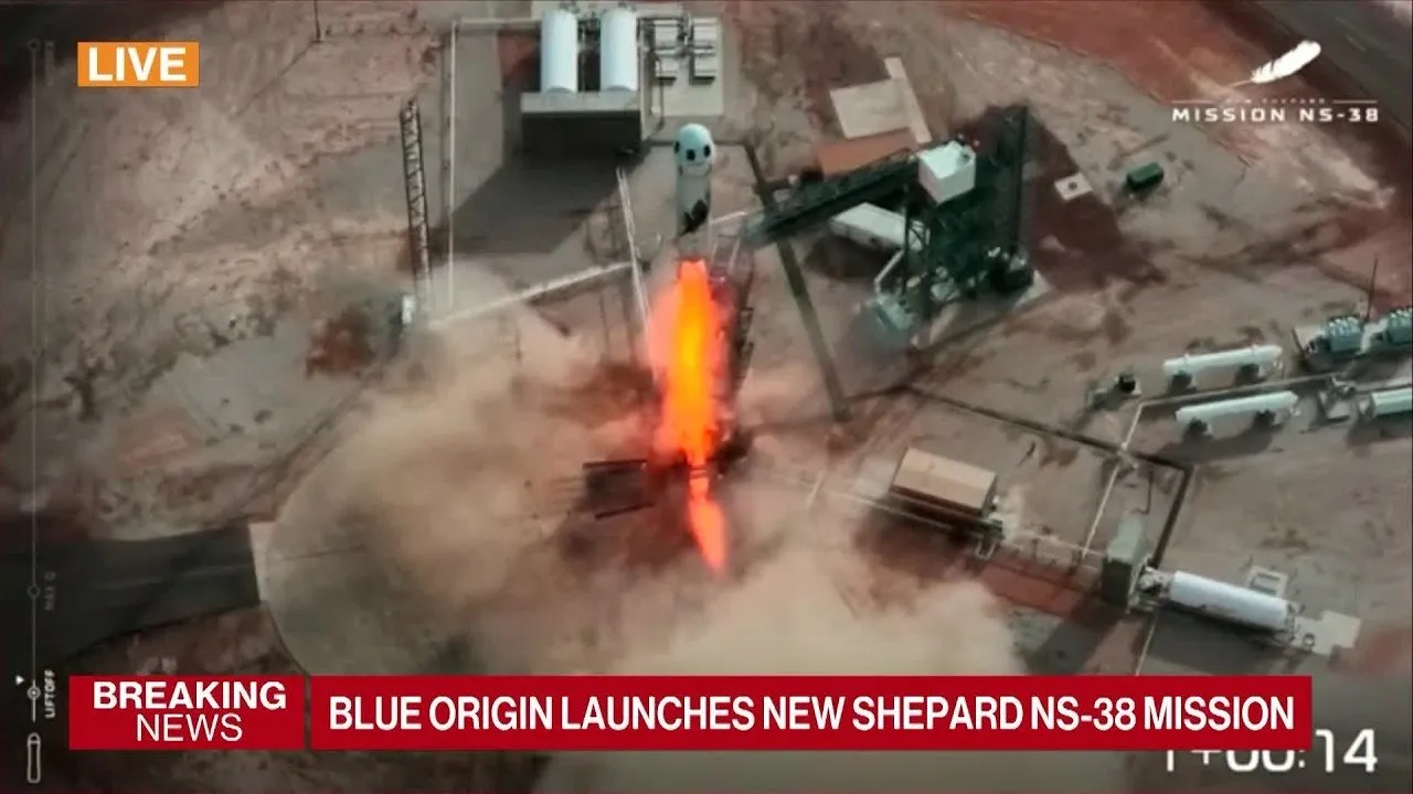 Bezos' Blue Origin Tops 90 Space Travelers With NS-38