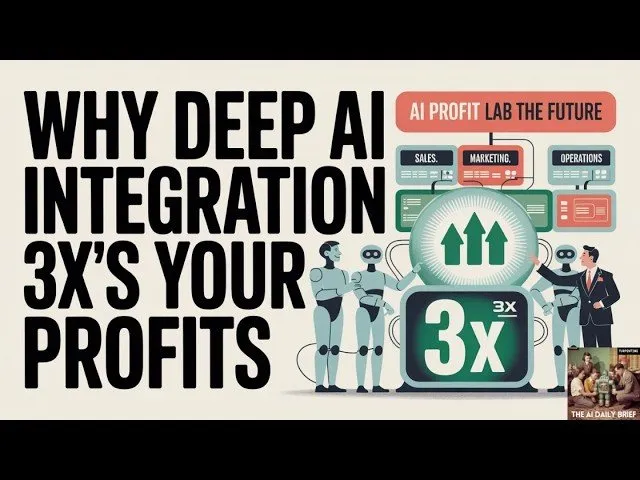 Why Deeply Integrating AI 3x's Likelihood of Financial Gains from AI
