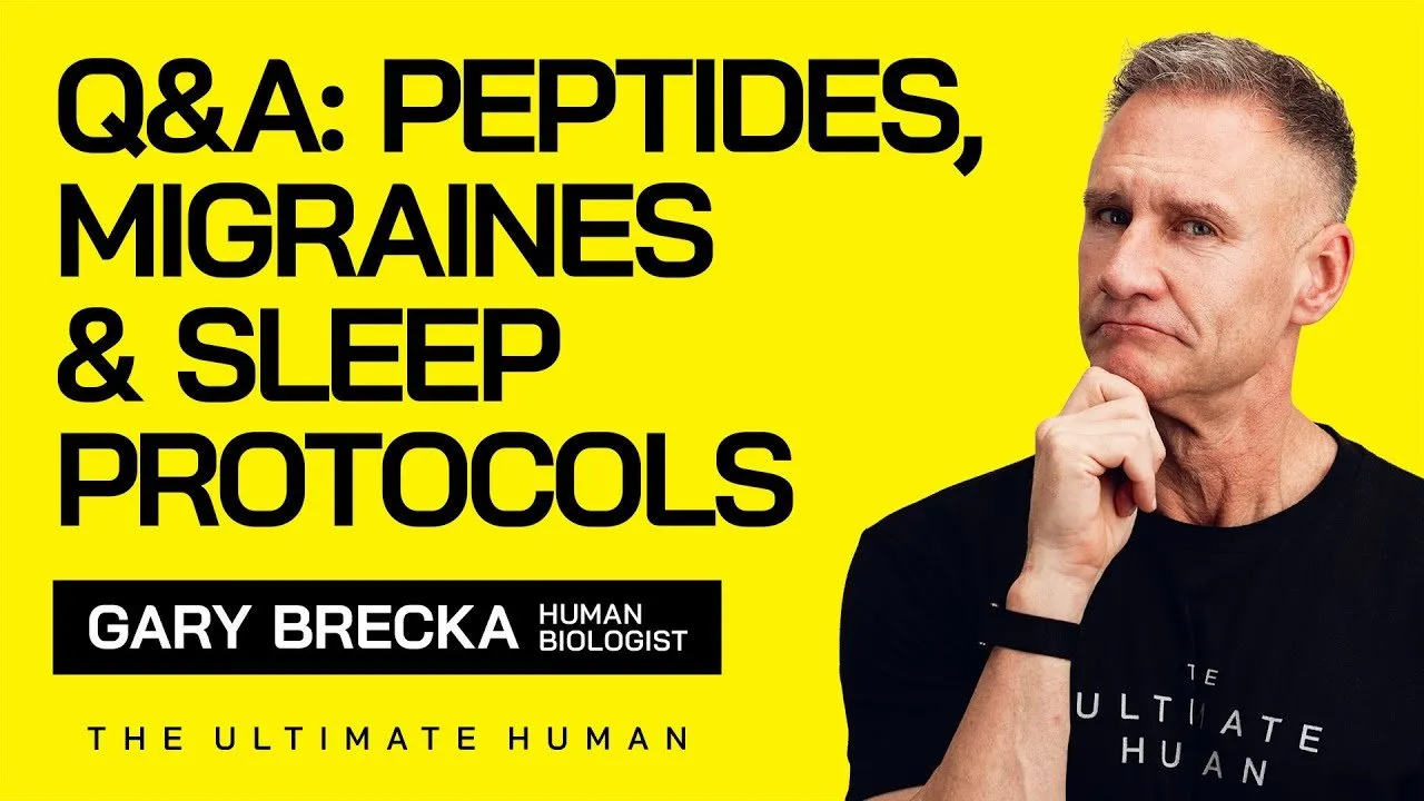 Q&A with Gary Brecka: Peptides, Migraines, Sleep Protocols & More! | TUH #240