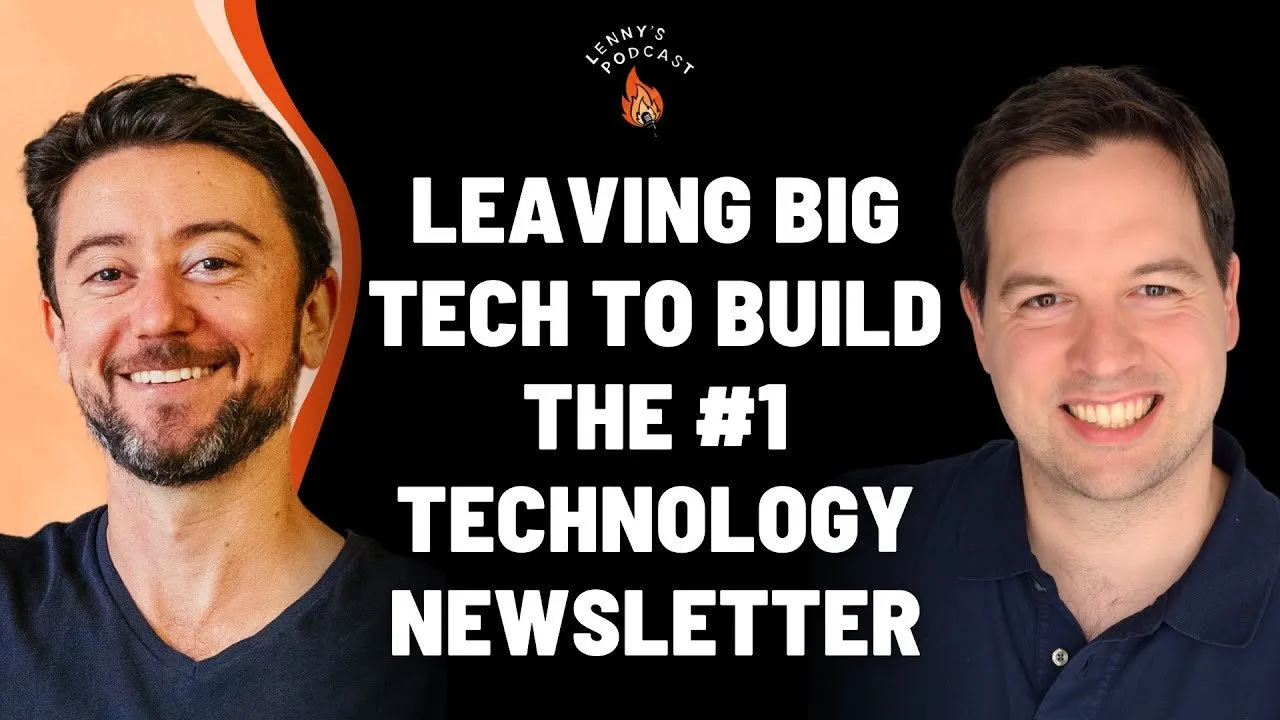 Leaving big tech to build the #1 technology newsletter | Gergely Orosz (The Pragmatic Engineer)
