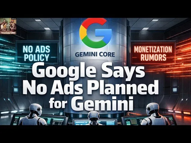 Google Says No Ads Planned for Gemini