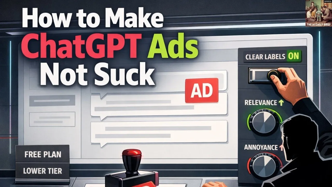 How to Make ChatGPT Ads Not Suck