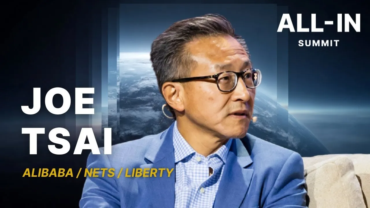 Alibaba's Joe Tsai on US-China Rivalry, AI Future, Owning the Nets/Liberty, Caitlin Clark's Impact