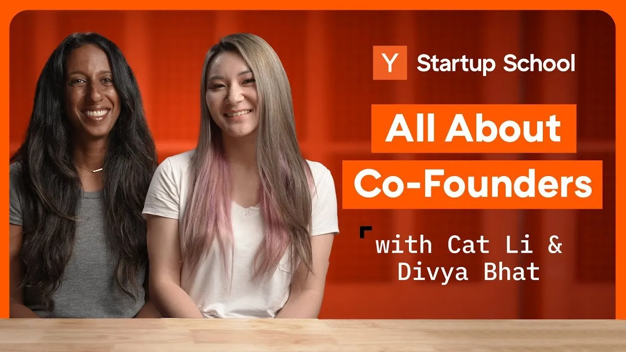 Keys To Successful Co-Founder Relationships | Startup School