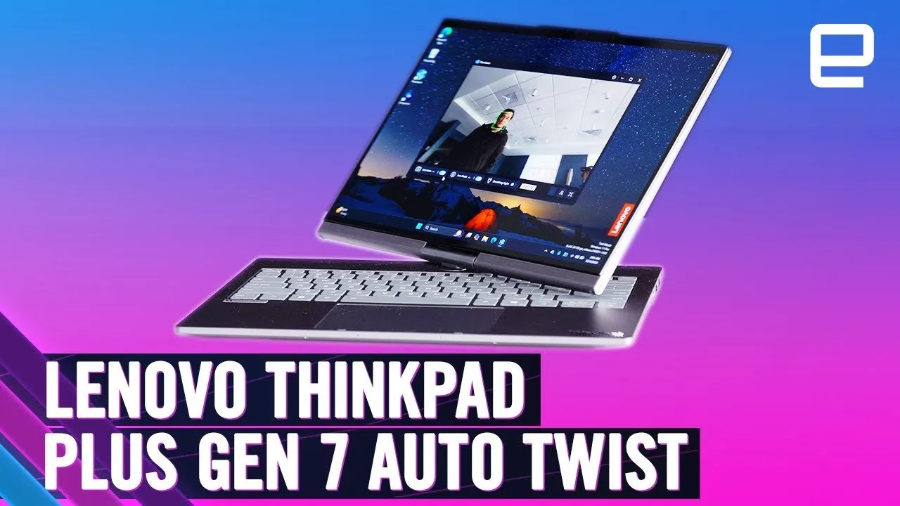 The Lenovo ThinkBook Plus Gen 7 Auto Twist won't let you out of it sight