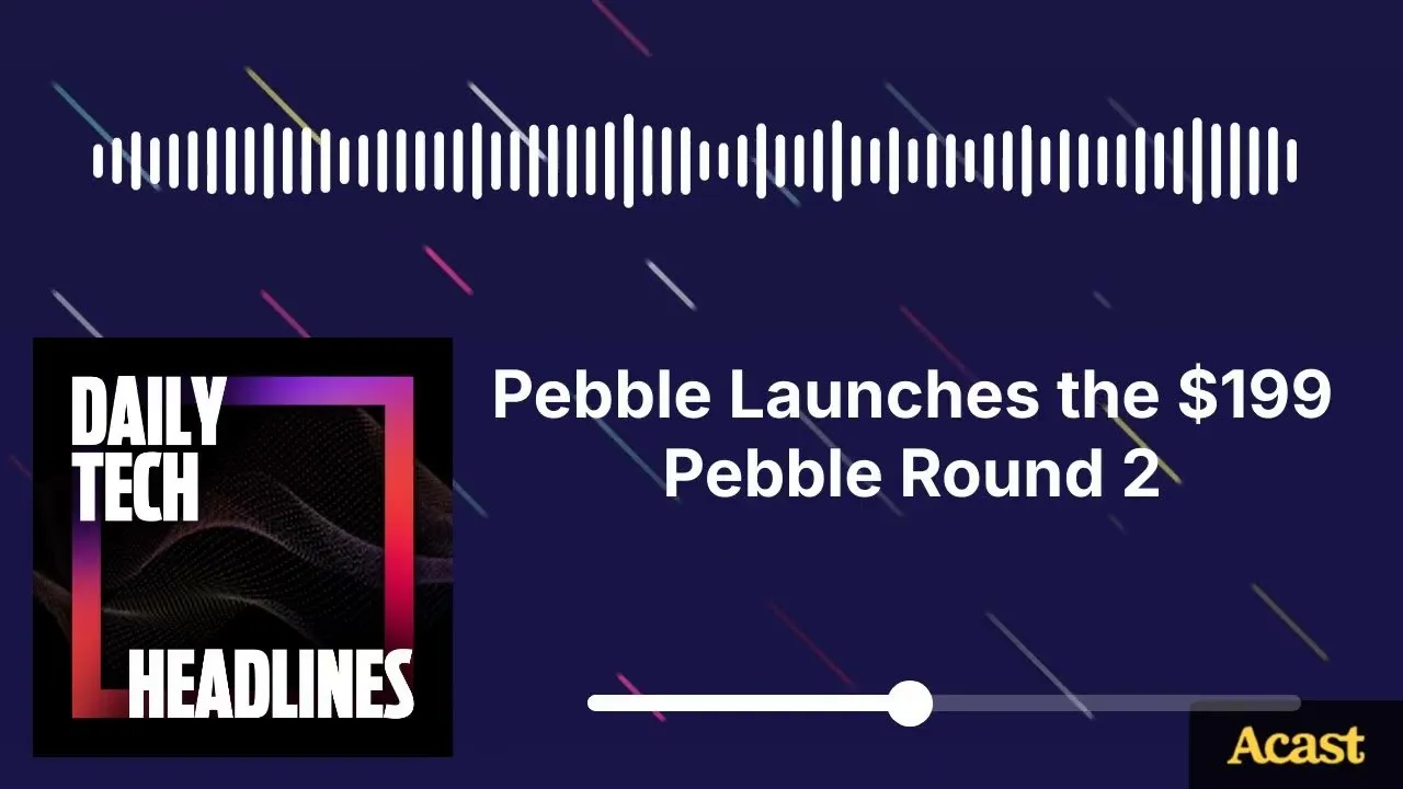 Pebble Launches the $199 Pebble Round 2 - DTH