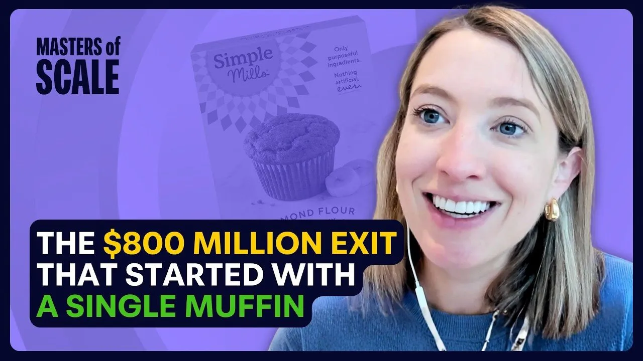 From kitchen experiments to a nine-figure sale (Simple Mills CEO Katlin Smith) | Masters of Scale