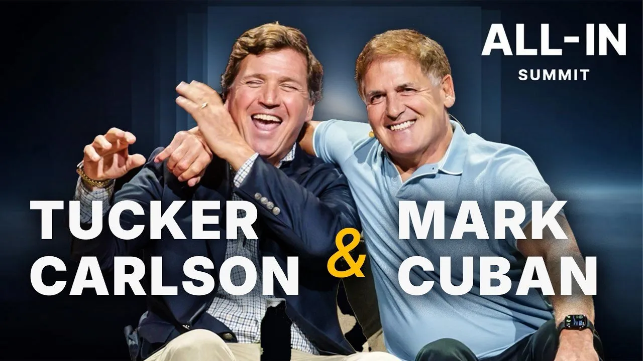 Tucker Carlson and Mark Cuban Debate How to Save America 🔥 | All-In Summit 2025