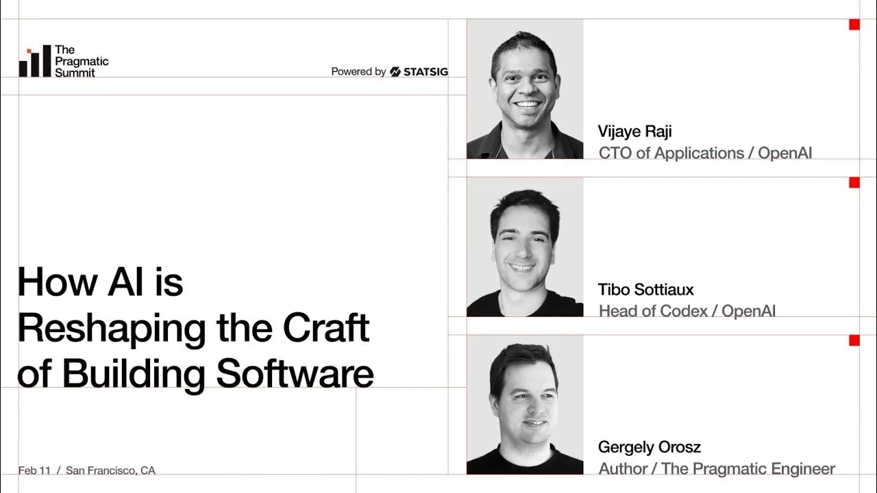 How AI is Reshaping the Craft of Building Software - The Pragmatic Summit