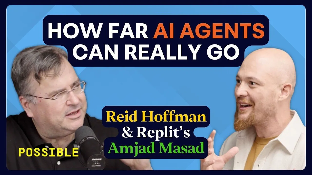 How vibe coding changes who gets to build (Replit CEO Amajad Masad & Reid Hoffman) | Possible