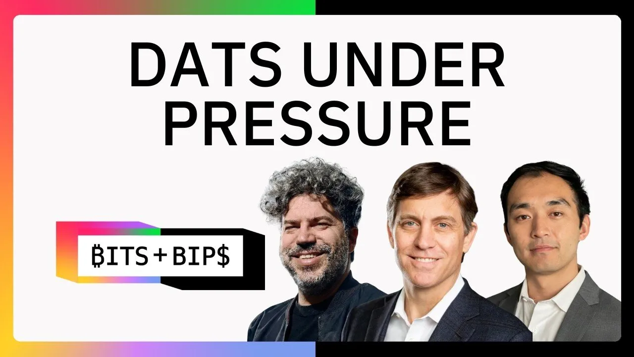 Crypto Markets Are Down Bad. Are DATs to Blame? - Bits + Bips