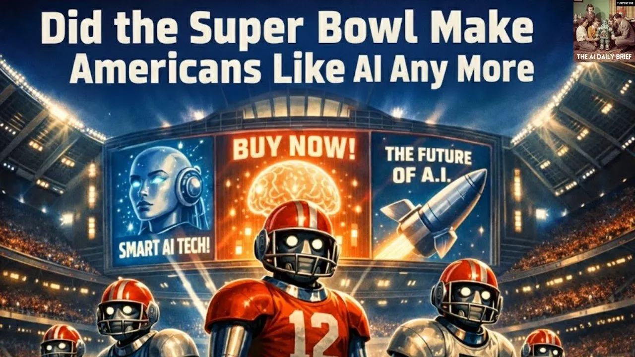Did the Super Bowl As Make Americans Like AI Any More?