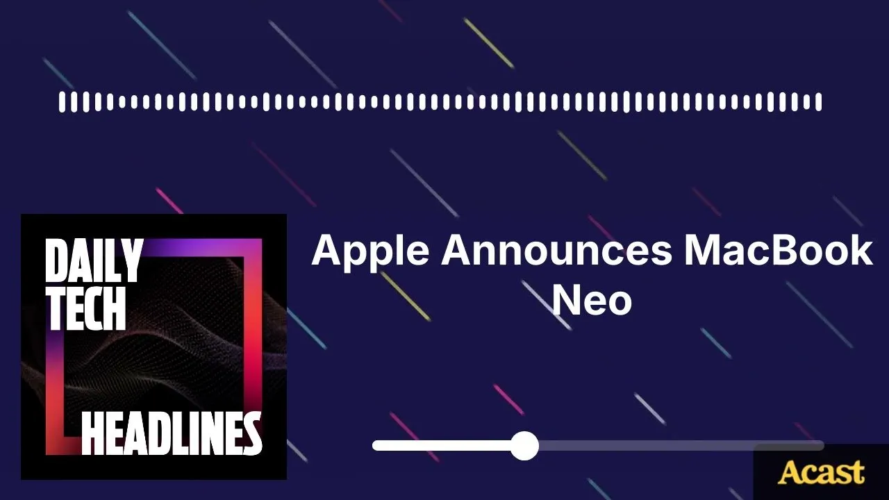 Apple Announces MacBook Neo- DTH