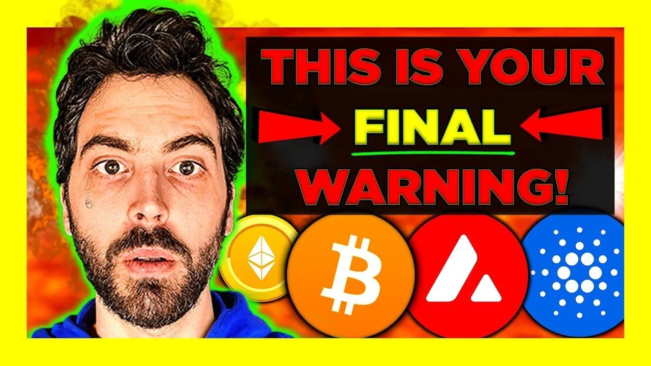 FINAL WARNING to ALL Crypto Holders!! (I will delete this in 24 hours)