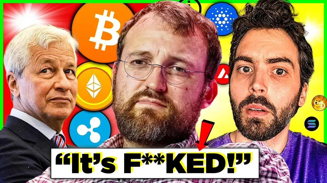 the face of a man who knows crypto is done.