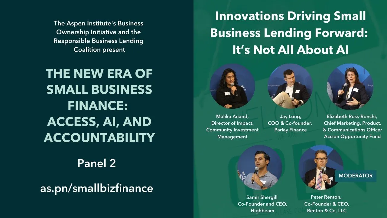 Innovations Driving Small Business Lending Forward: It’s Not All About AI