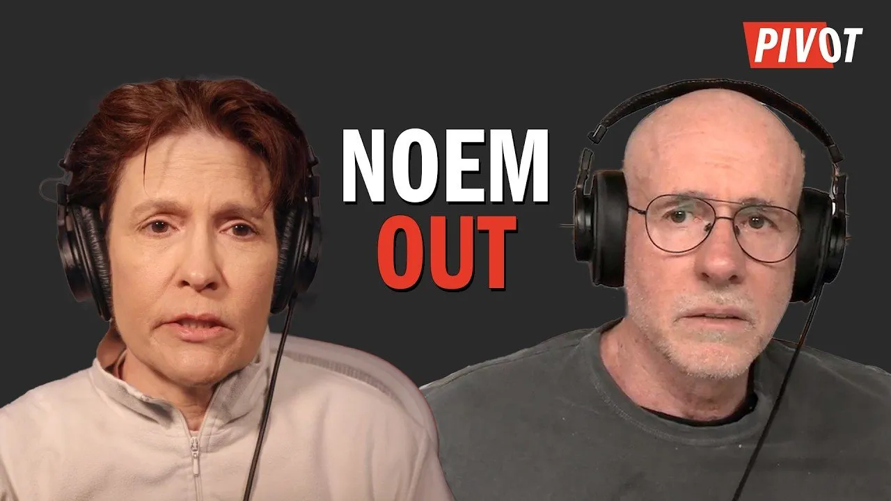 Kristi Noem Fired — Her New Role Sounds Like a “Bad Marvel Movie” | Pivot