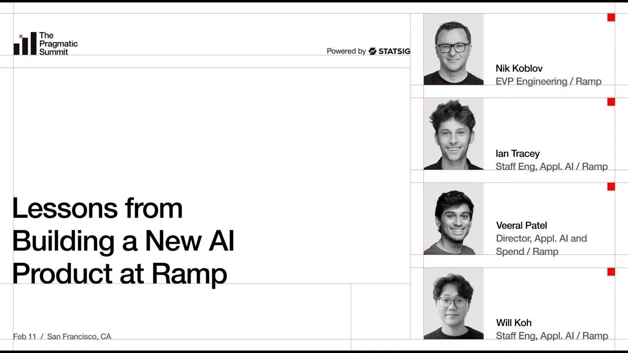 Lessons from Building a New AI Product at Ramp - The Pragmatic Summit