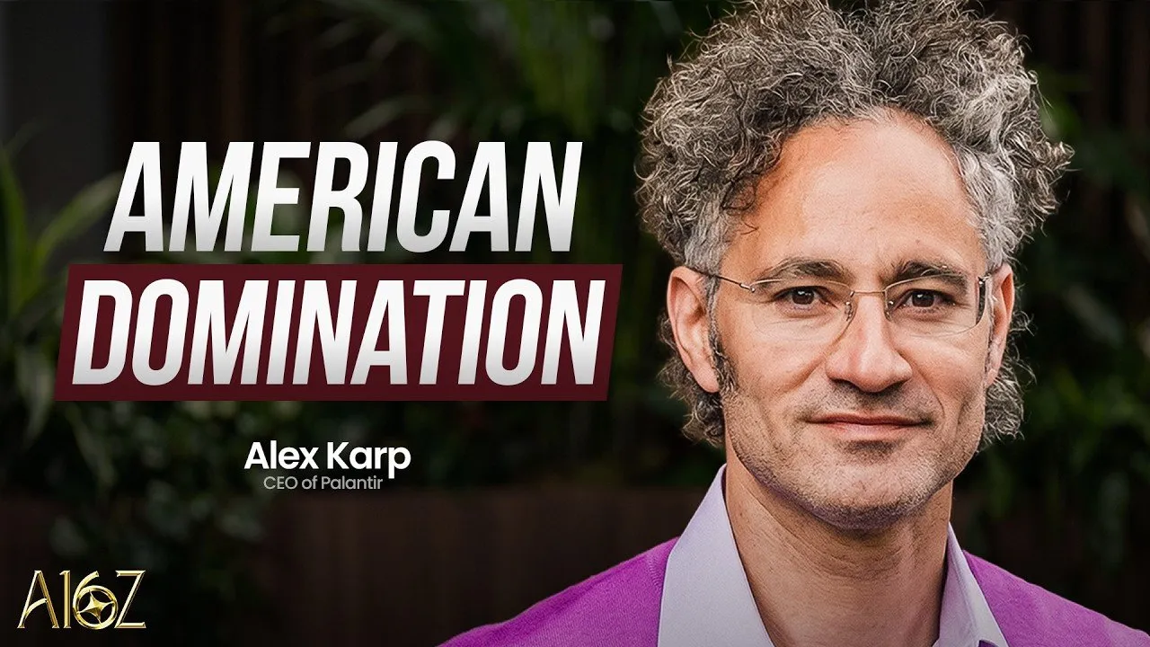 Palantir CEO on Iran, AI Weapons and America's Advantage | a16z American Dynamism Summit