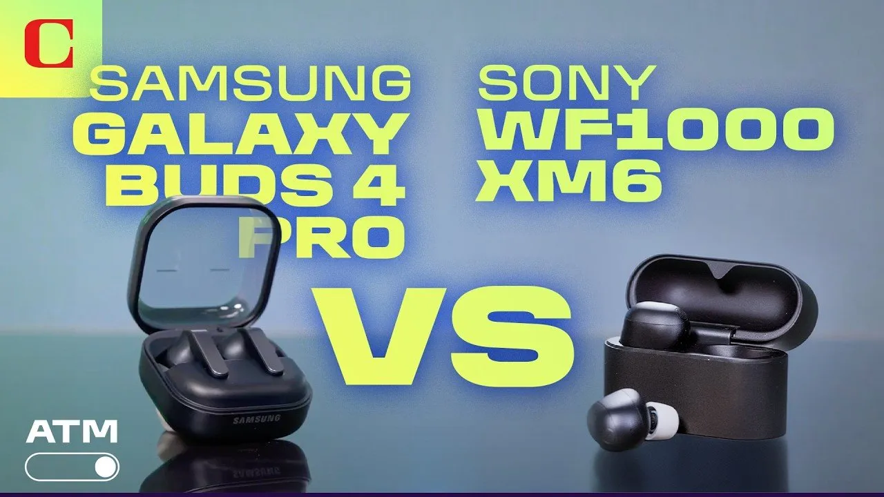 Samsung Galaxy Buds 4 Pro vs. Sony WF-1000XM6: Earbuds Showdown