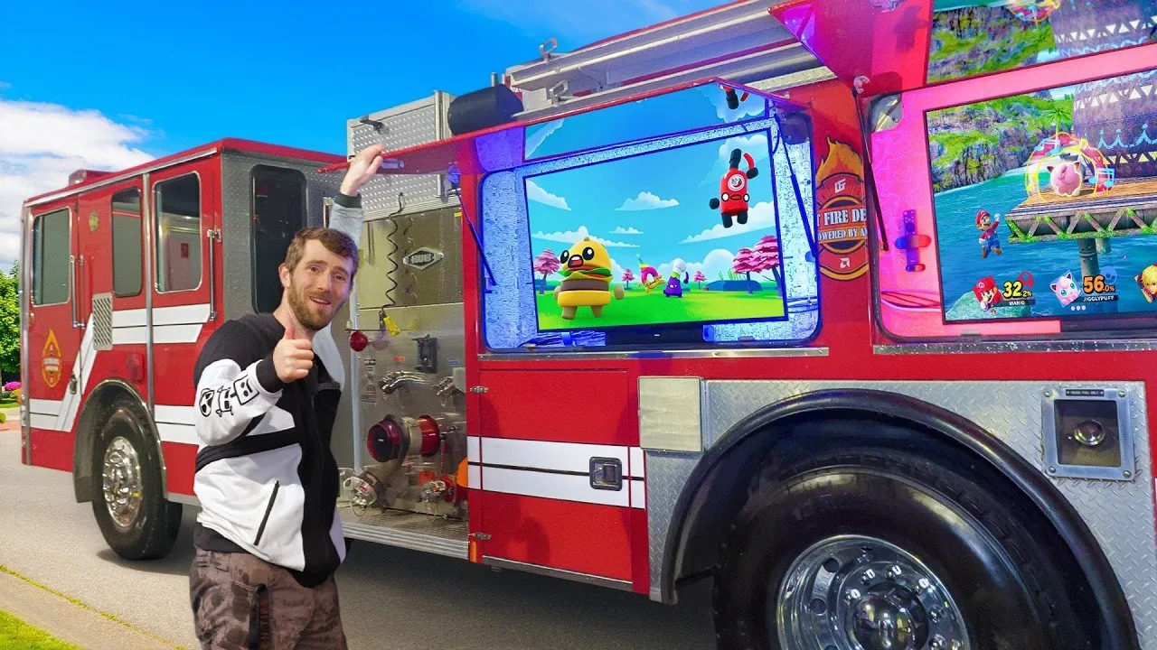 We Built the ULTIMATE Gaming Firetruck